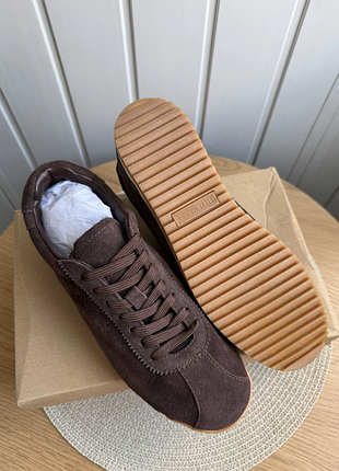 Кеди коричневі замшеві steve madden