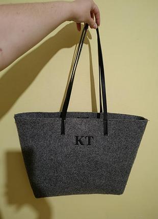 Сумка войлочна zara