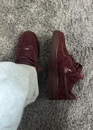 Кроссовки nike air force 1'07 burgundy crush