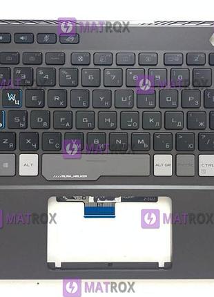 Передняя панель для asus rog zephyrus g14 ga401, ga401u, ga401qc, ga401qe, ga401qh, ga401qm, ga401ihr серый