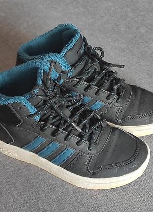 Детские утепленные кроссовки/ сникерсы/ ботинки adidas us1