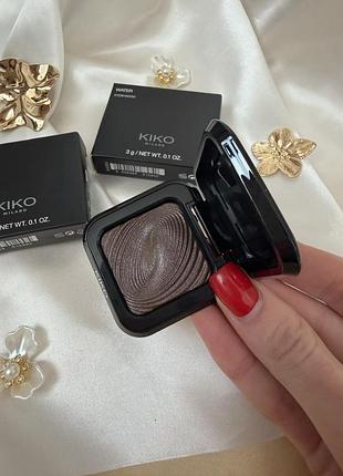 Тіні для повік kiko milano water eyeshadow 15 pearly coffee