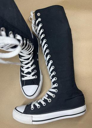 Високі кеди converse chuck taylor all star xx-hi, чорного кольору, uk 5