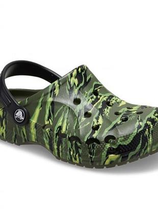 Кроксы, сабо crocs baya seasonal printed clog . р с11 р 28-29 ст 17,4-18 см