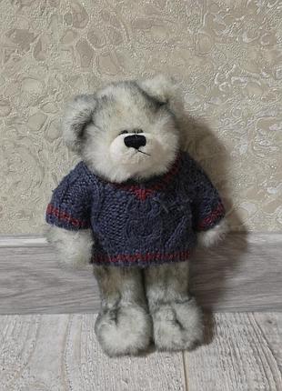 Винтажный коллекционный мишка fairbanks из серии ty attic treasures 1993