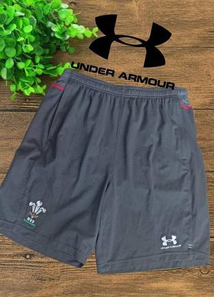 🌴🌴under armour шорты мужские с плавками перфорация серые/красные l🌴🌴