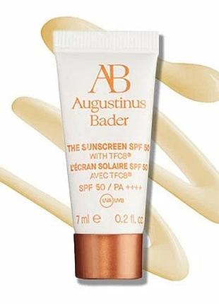 Сонцезахисний крем the sunscreen spf 50 augustinus bader 7ml