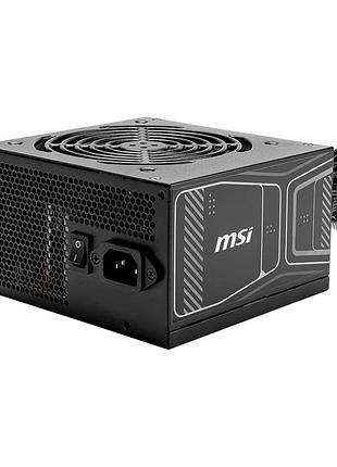 Блок питания msi mag a850gn pcie5 850w atx 3.1 80 plus gold активный pfc 120 мм вентилятор black (mag a850gn pcie5)