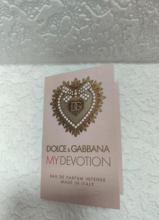 Dolce&gabbana my devotion intense
парфумована вода (пробник) 1.5мл