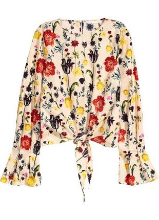 Невероятная блуза, топ в цветочный принт от h&amp;m