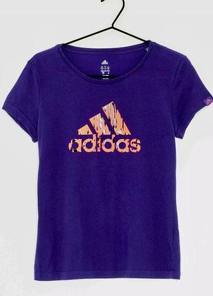 Футболка жіноча adidas оригінал фіолетова m/l