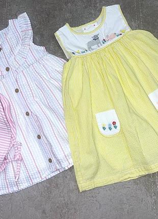 Набор комплект летней одежды для девочки baby boden 3в1 1-2роки
