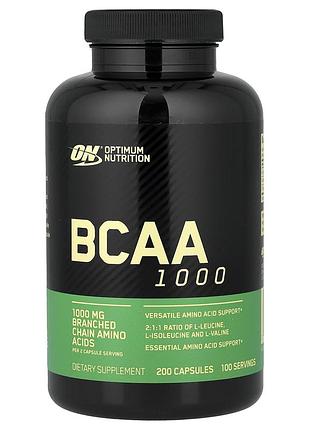 Bcaa optimum nutrition 1000 caps 200 капсул