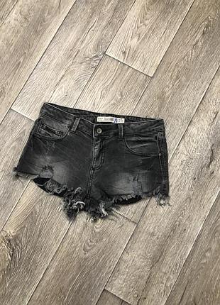 Шорты zara оригинальные красивые шортики джинсовые