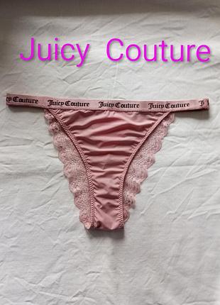 Жіночі  трусики бренду juicy couture  з брендованою гумкою.   uk  12    eur  40