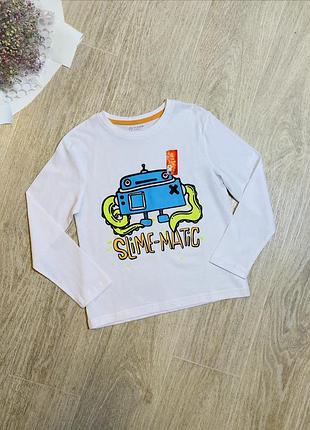 Дитячий реглан для хлопчика 122 см primark білий робот