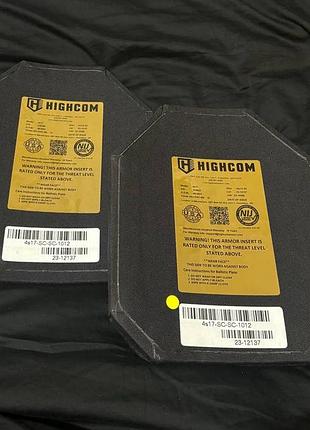 Плити бронеплити сша highcom 4s17  пара nato 4 клас