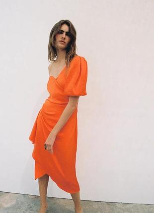Сукня жіноча помаранчева zara new