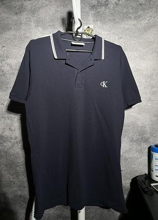 Поло футболка calvin klein