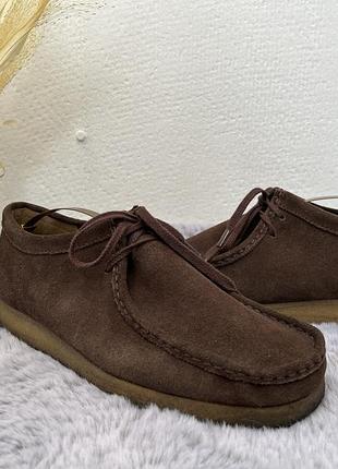 Кожаные ботинки,черевики,туфли от  clarks originals wallabee