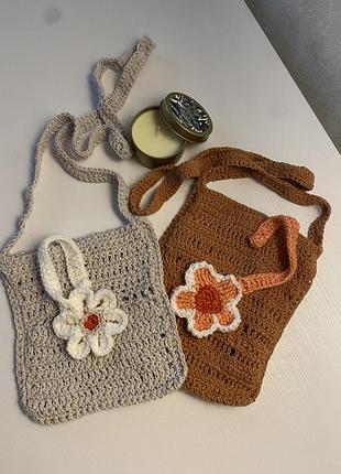 Літня в’язана сумочка handmade 🌸