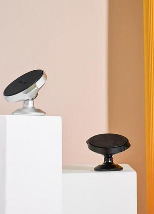 Автодержатель baseus small ears series magnetic suction bracket vertical type/360° black 4