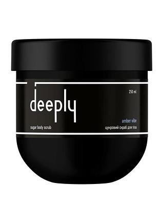 Цукровий скраб для тіла deeply amber vibe sugar body scrub
