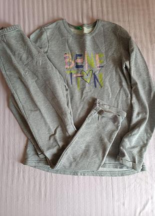 Benetton 2xl 160cm спортивний домашній костюм оригінал