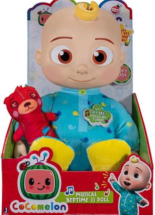 Интерактивная мягкая игрушка cocomelon roto plush bedtime jj doll джей джей для детей от 1.5 лет (cmw0016)