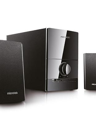 Акустическая система 2.1 microlab m-500u проводная 40вт rca черная
