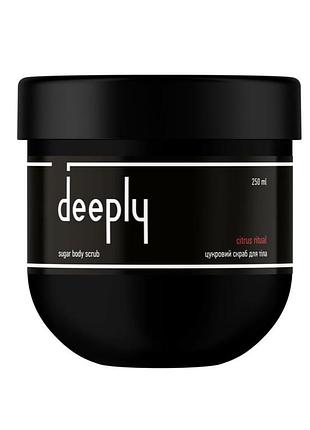Цукровий скраб для тіла deeply citrus ritual sugar body scrub