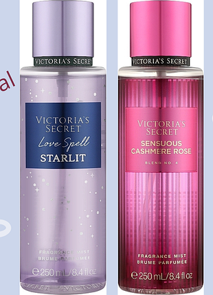 Спрей для тела и волос sensuous cashmere rose blend 4 love spell starlit сша набор