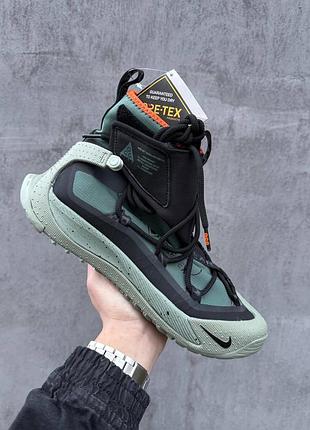 Кросівки nike acg terra antarktik green black gore-tex