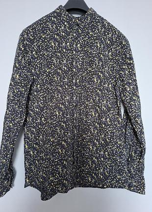 Мужская рубашка h&amp;m с длинным рукавом
