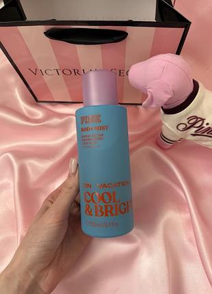 Парфумований спрей для тіла cool & bright on vacation fragrance mist victoria's secret pink usa
