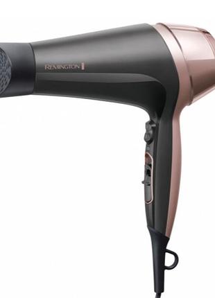 Фен для волос remington curl &amp; straight confidence 2200вт / концентратор / ионизация черный (d5706)