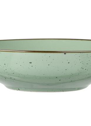 Керамическая тарелка-супица ardesto bagheria d20см pastel green (ar2920ggc)