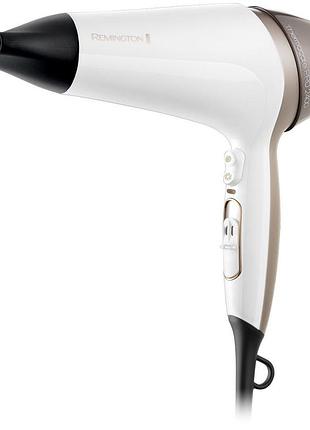 Фен для волос remington thermacare pro 2300 вт с ионизацией и тремя режимами нагрева – белый и коричневый (d5720)