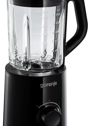 Стационарный блендер gorenje b800gbk – 1.5 л, 800 вт, черный дизайн