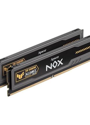 Модуль памяти apacer nox tuf ddr5 32gb 5200mhz cl40 черный комплект 2×16gb (ah5u32g52c522utaa-2)