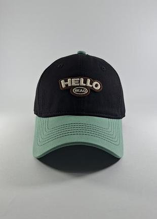 Трендова чорно-зелена кепка для хлопчика (50-52 см) 🧢