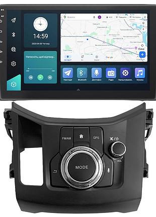 Штатная магнитола lesko совместима с mazda cx-5 ii рестайлинг 2021-н.в. 10" 4/32gb 4g wi-fi gps top 2шт