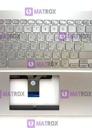 Передняя панель для asus vivobook s533, s533e, s533ea, s533f серебристый