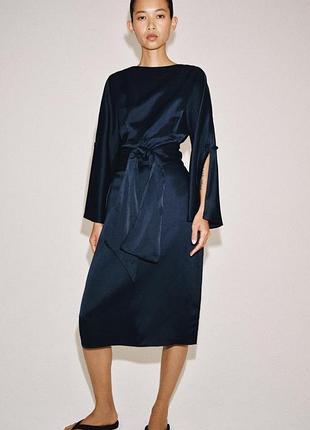 Оригінальна сукня з льоном з нової колекції zara woman ♀️ new original..