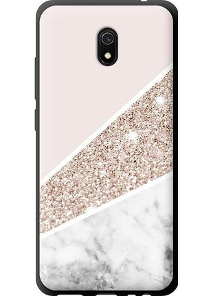 Чехол tpu на телефон xiaomi redmi 8a пастельный мрамор "4342b-1794-58250"