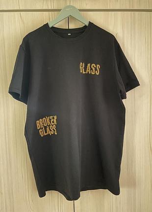 Чоловіча футболка oversize чорного кольору. 4 xl