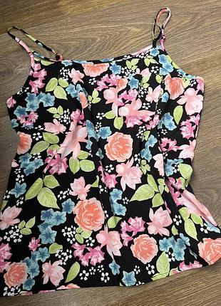 Жіноча майка на тонких бретелях (тип cami або tank top) від бренду h&m (лінійка divided)