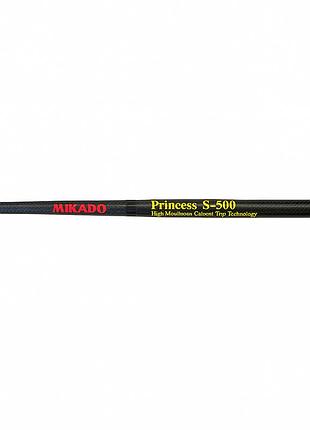 Удочка карбоновая mikado princess gl5833 5 м черная с быстрым строем и кольцами