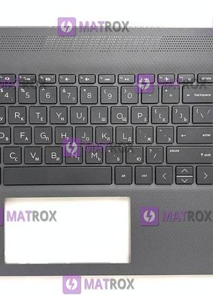 Передняя панель для hp 15t-dy, 15-dy, 15-ef, 15z-ef, 15s-eq, 15s-fq, 15s-er, 15s-fr серый