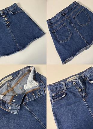 Denimco джинсова спідниця 9/10 років на зріст 134/140